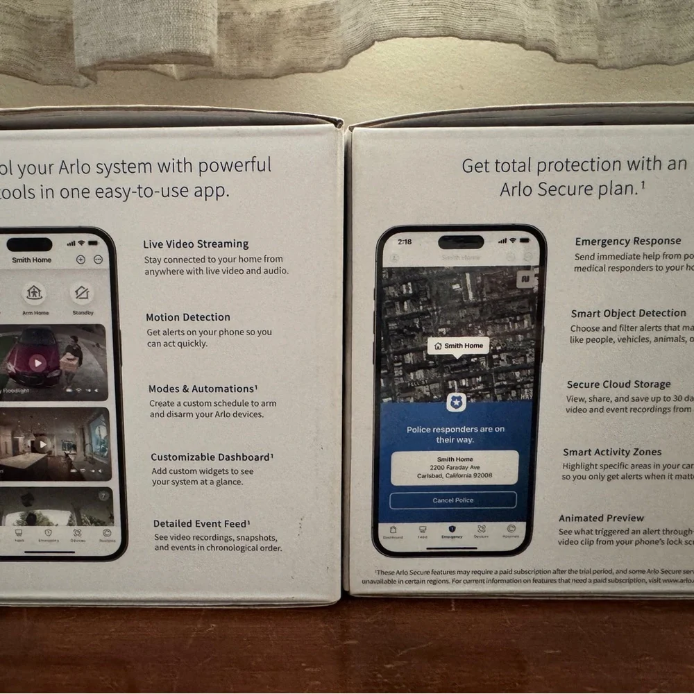 Arlo 2nd Gen Indoor Camera - White (x2)